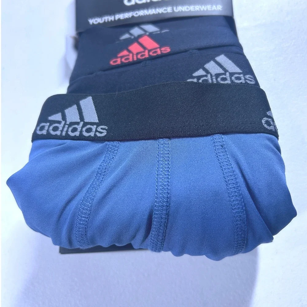Adidas Youth Performance Boxer Briefs 4 Pack Small AEROREADY‎ Print Pack NEW - Picture 4 of 8